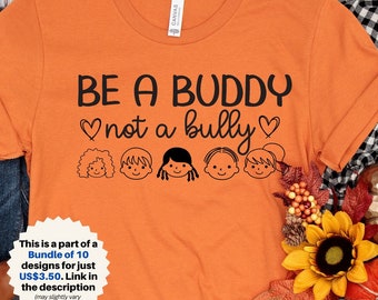 Unity - No Bullying SVG | Anti Bullying SVG | Unity Day Shirt SVG ...