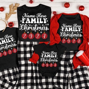 Kerstfamilie SVG | Familieshirt kerst | Kerstontwerp | Groepsshirts | Familieshirts | Cricut SVG-bestand knippen | Sublimatiebestand