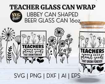Happy Mothers Day SVG | Mom Glass Can SVG | Mother Glass Can Wrap ...