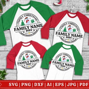 Familia de Navidad SVG / Camisa familiar de Navidad / Diseño de Navidad / Camisas de grupo / Camisas familiares / Cricut svg Cut File / Archivo de sublimación