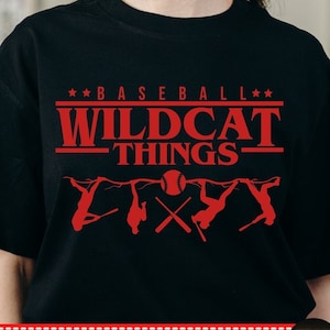 Wildcats SVG | School Spirit | Baseball Design | Wildcat Pride | Wildcats Team Shirt | Mascot | Cricut svg Cut File | Sublimation File