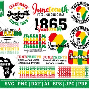 Juneteenth SVG Bundle | Black History Month SVG Bundle | Black History SVG Bundle | Black Pride svg | Retro | Cricut Cut File | Sublimation