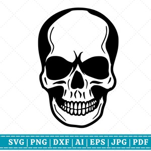 Skull SVG | Skeleton Silhouette SVG Bundle | Halloween svg Bundle | Halloween Decor |Cut Files for Cricut