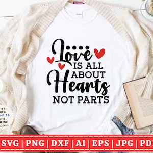 Kärlek handlar om hjärtan SVG | Gay Pride SVG | HBTQIA Svg | Stolt allierad | Gay Pride | lesbisk | Pride månad | Skärfiler Cricut | Sublimering