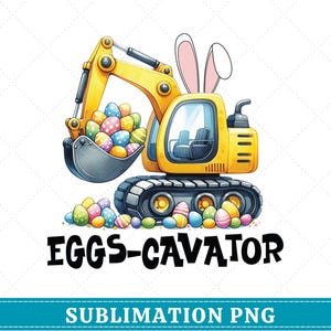 Feliz Pascua Png, Pascua retro png, Huevos de acuarela-Excavadora Png, Niños de Pascua Png, Excavadora de Pascua Png, Día de Pascua Png, Conejito de Pascua Png