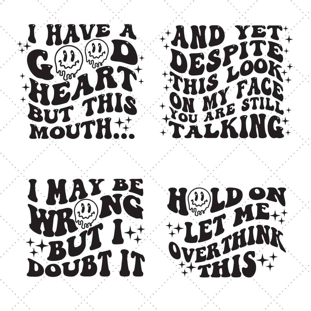 Retro Sarcastic SVG Bundle | Sarcastic SVG Bundle | Funny SVG | Mean ...