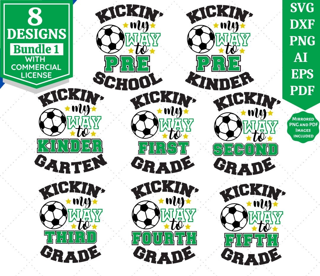 Back to School Mega SVG Bundle 2 | School Grade SVG | School Shirt ...