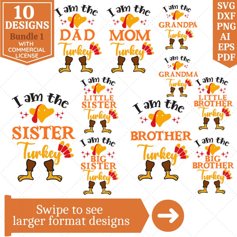 Thanksgiving Family Shirt SVG Bundle Thanksgiving SVG - Etsy