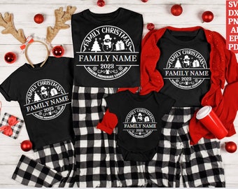 Christmas Family SVG | Christmas Family Shirt | Christmas Design | Group Shirts | Family Shirts | Cricut svg Cut File | Sublimation File