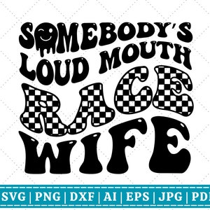 Iemands luide mond race vrouw SVG | Race vrouw SVG | Retro-SVG | Vrouw SVG | Racing-svg | Cricut SVG bestand knippen | Sublimatie bestand