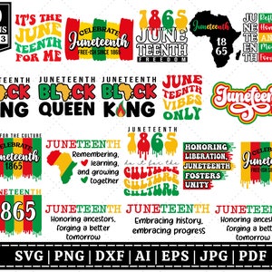 Juneteenth SVG Bundle | Black History Month SVG Bundle | Black History SVG Bundle | Black Pride svg | Retro | Cricut Cut File | Sublimation