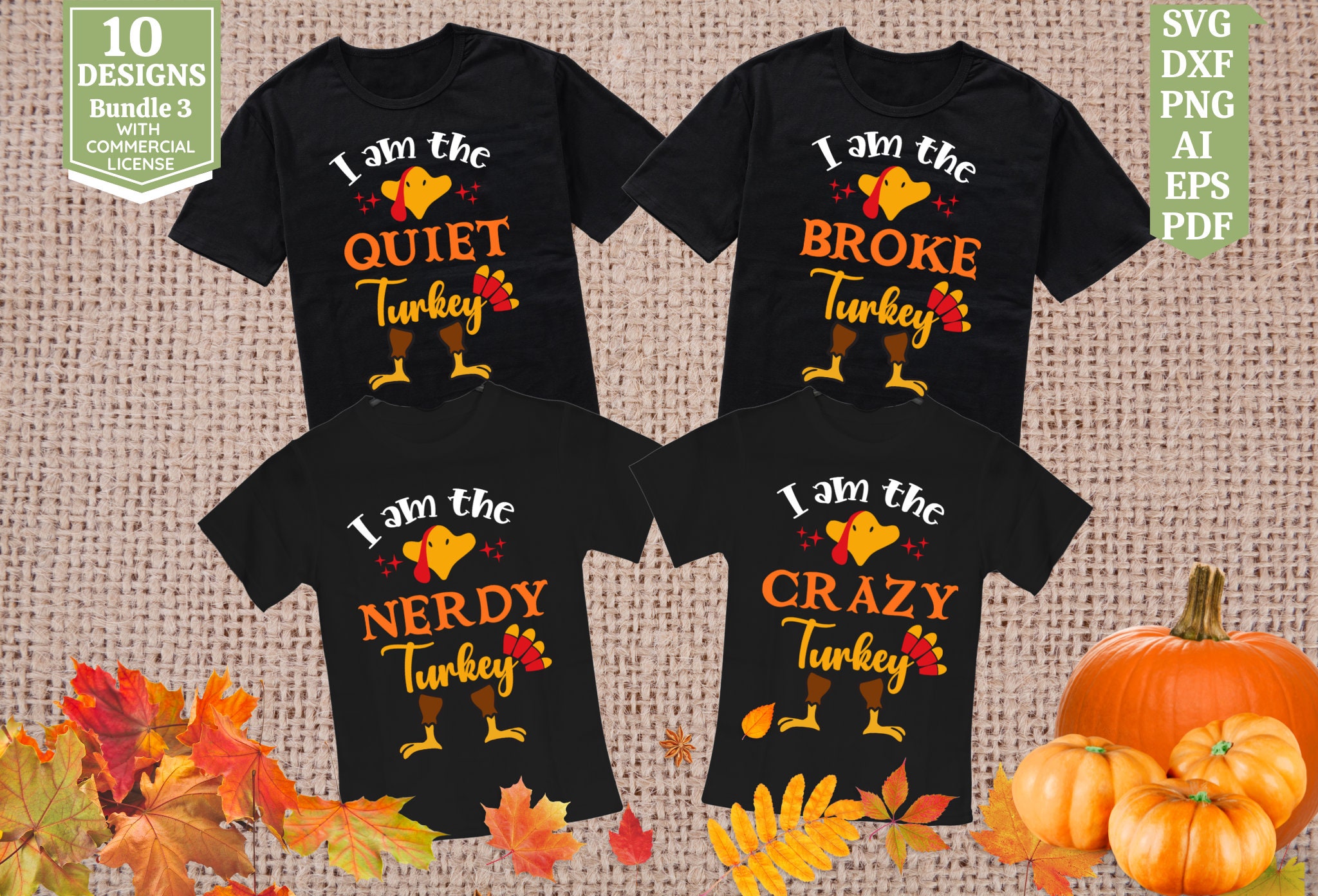 Thanksgiving Family Shirt SVG Bundle Thanksgiving SVG - Etsy