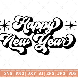Gelukkig Nieuwjaar SVG | Nieuwjaar 123123 SVG | 31 december 2023 | Nieuwjaar-SVG | Nieuwjaarsshirt | Groepsshirt | Cricut gesneden bestand | Sublimatie
