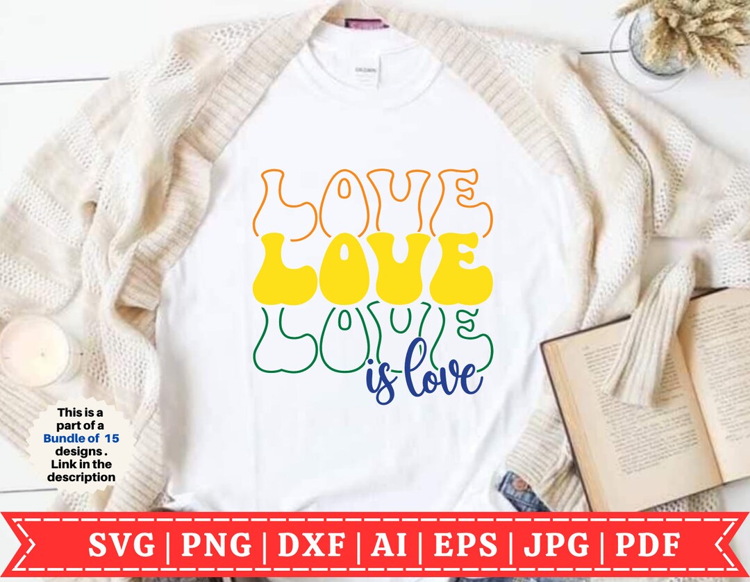 Love is Love SVG | Gay Pride SVG | LGBTQIA Svg | Proud Ally Svg | Gay ...