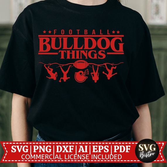 Bulldogs SVG | School Spirit | Football Design | Bulldogs Pride | Bulldogs Team Shirt | Mascot | Cricut svg Cut File | Sublimation File