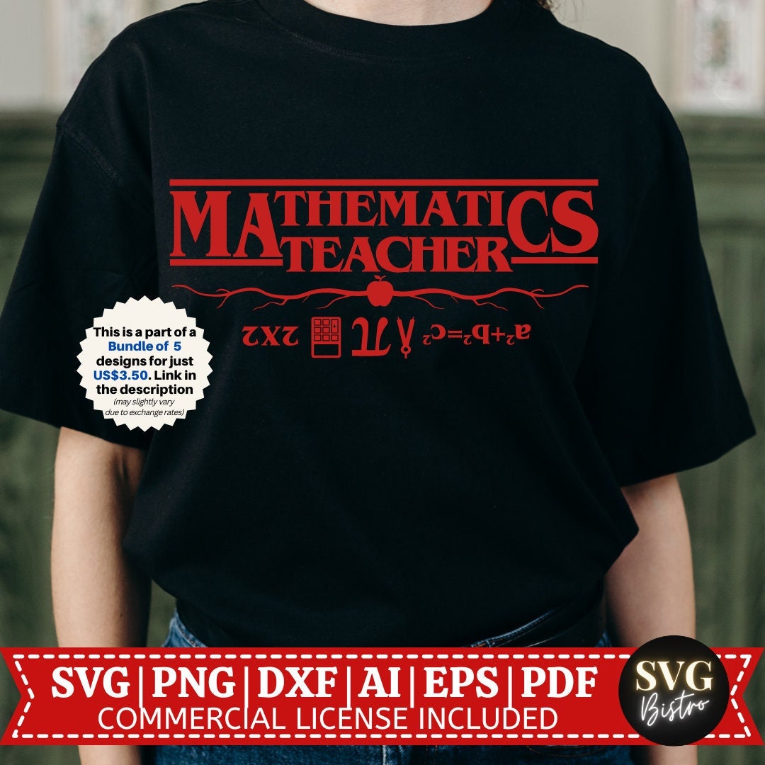 Math Teacher SVG | Teaching Things SVG | Teacher Shirt SVG | Back to ...