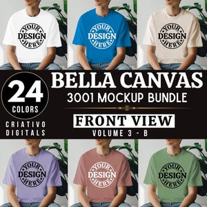 Bella Canvas 3001 男性用モックアップ バンドル、3001 男性用 T シャツ バンドル、Bella Canvas モデル モックアップ バンドル、ライフスタイル モックアップ、トレンディなシャツ モックアップ