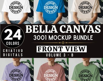 Bella Canvas 3001 Male Mockup Bundle, 3001 Men Tshirts Bundle, Bella Canvas Model Mockup Bundle, Lifestyle Mockups, Trendy Shirt Mocks