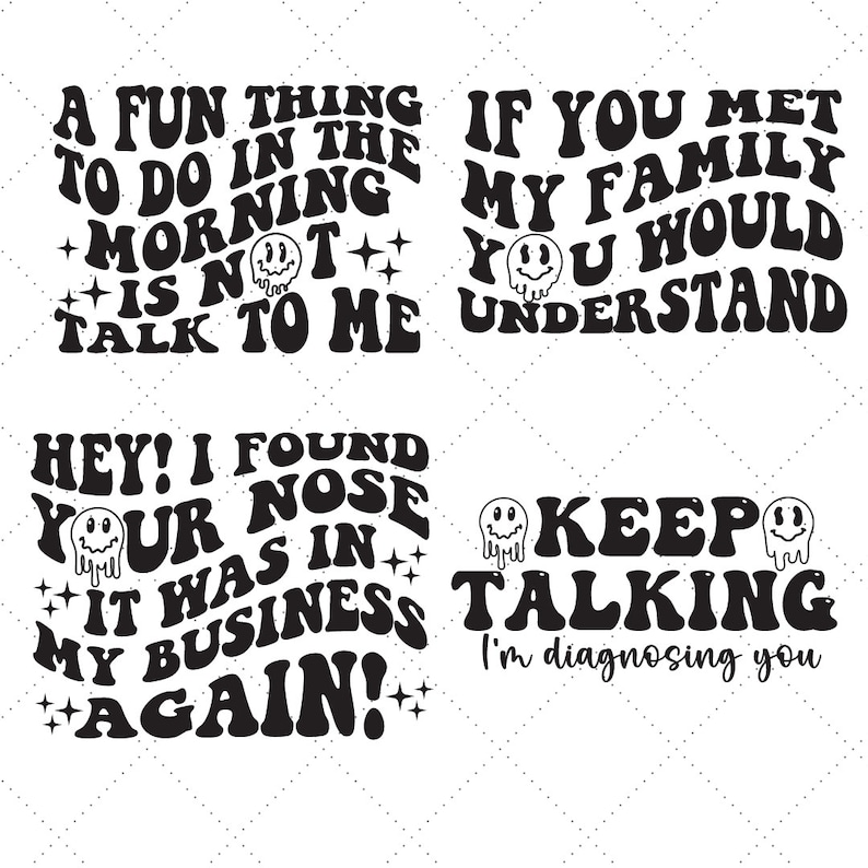 Retro Sarcastic SVG Bundle | Sarcastic SVG Bundle | Funny SVG | Mean ...