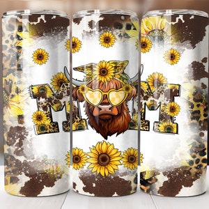 Mom Cow Tumbler Wrap, Mother&#39;s Day Tumbler Wrap 20 oz Skinny Sublimation Tumbler Png, Mom Tumbler Digital Download Tumbler Designs