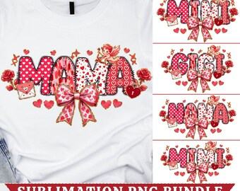 Valentine Mama Coquette png, Valentine png, Mama Valentine png, Valentines day png, Valentine png bundle, Valentine coquette Png, Mama png