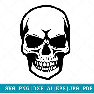 Skull SVG | Skeleton Silhouette SVG Bundle | Halloween svg Bundle | Halloween Decor |Cut Files for Cricut