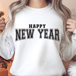 Felice Anno Nuovo 2025 SVG, Capodanno alla moda SVG, Design maglietta Capodanno Png, Ciao 2025 Png