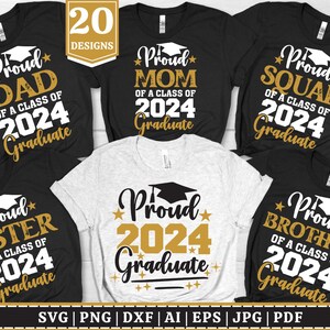 Stolzer graduierter 2024-Svg-Bundle, stolzer graduierter Familien-Svg, Senioren-Familien-Svg, Klasse von 2024-Svg, Abschluss-Svg, digitaler Download