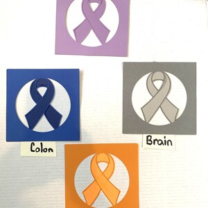 HANDMADE Cancer Awareness/support Ribbon 3d, Shadow Box Scripture ...