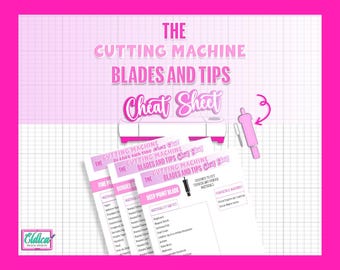Cricut Blades & Tips Cheat Sheet: Printable Guide (PDF)