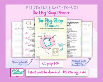 Etsy Shop Planner: Digital Shop Guide (PDF Download)