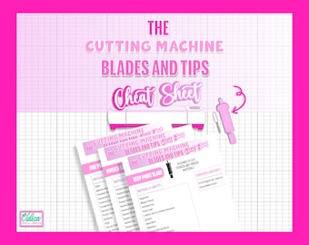 Cricut Blades & Tips Cheat Sheet: Printable Guide (PDF)