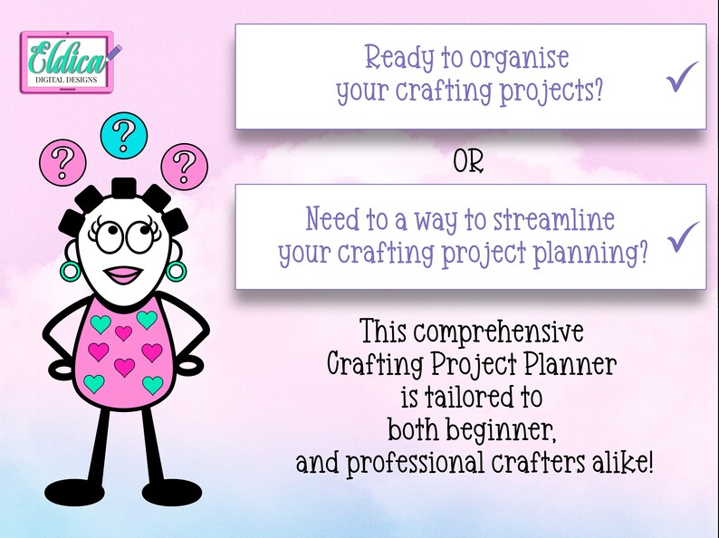 Crafting Project Planner: Printable Organizer (digital Download) - Etsy