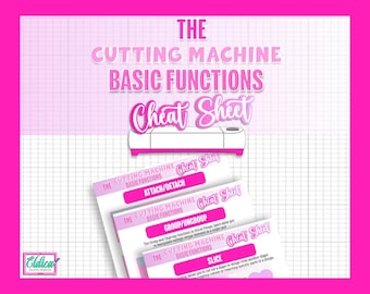 Cricut Cheat Sheet: Basic Functions Guide (PDF Download)