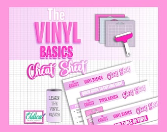 Cricut Vinyl Basics Cheat Sheet: Printable Guide (PDF Download)