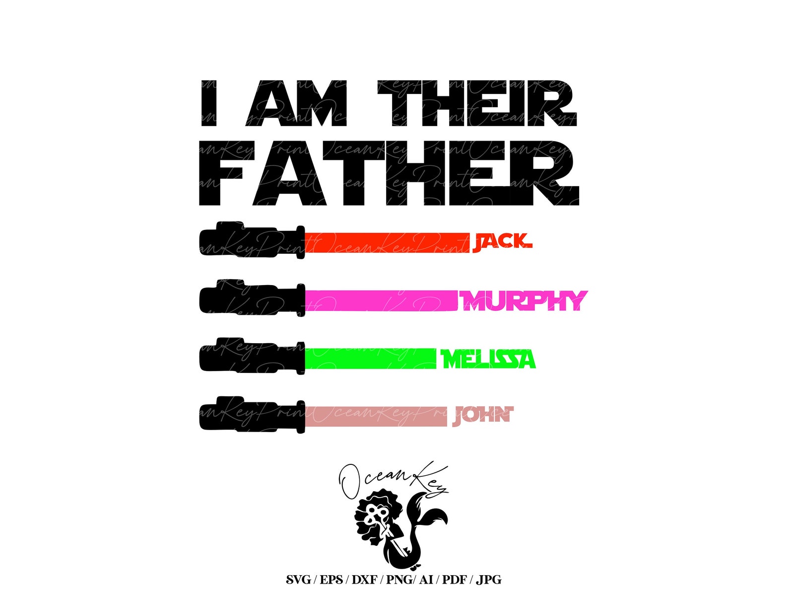 I Am Their Father Svg Light Saber Svg Gift for Dad Svg Best Etsy Finland