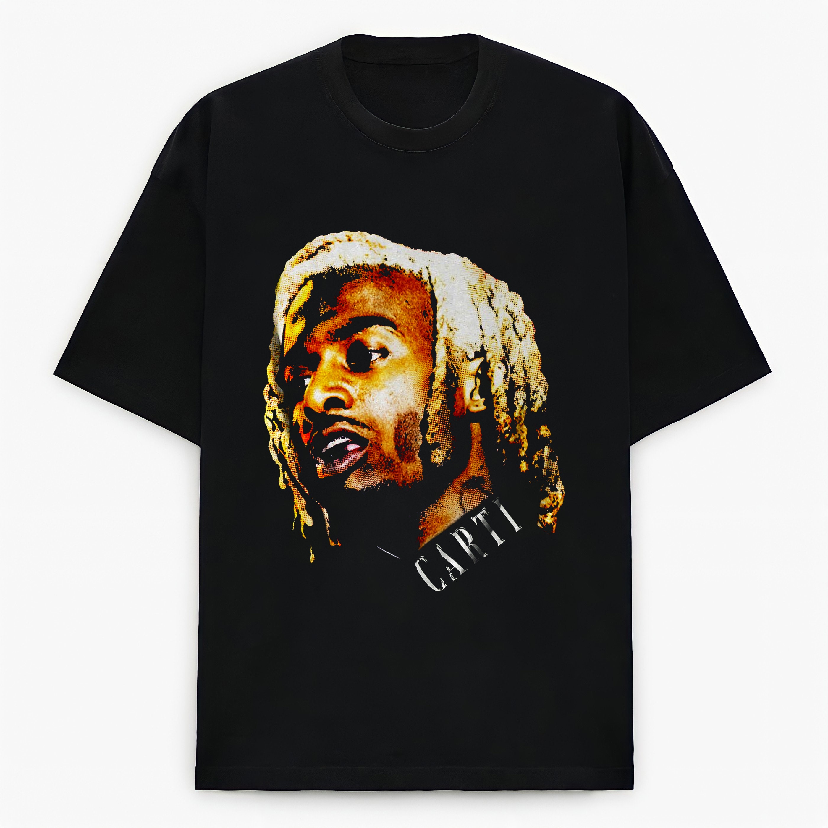 Playboi Carti Face Hip Hop Vintage Bootleg Retro 90s Streetwear Rapper Graphic Rap Tee T-shirt