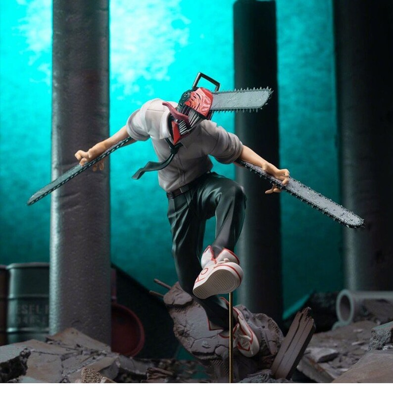 Chainsaw Man Anime Action Figure Statue Gift Home Decoration Etsy