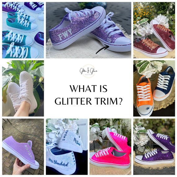 Hot pink deals glitter sneakers