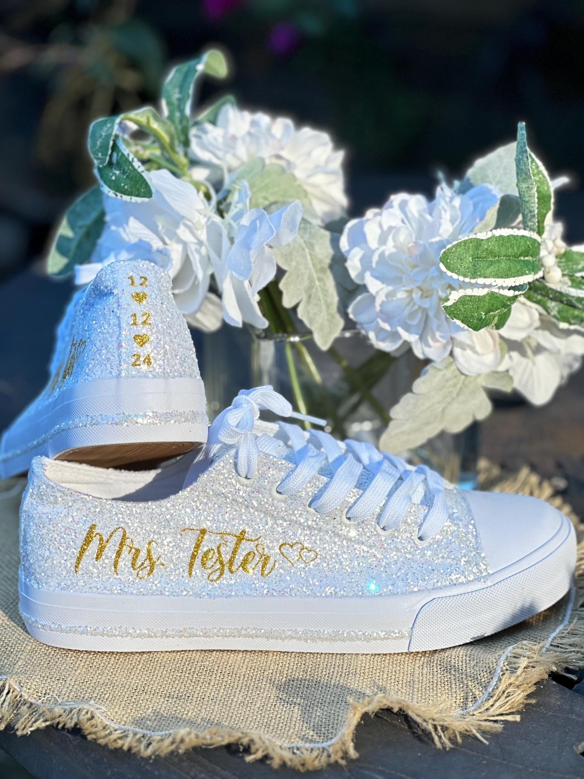 Bling Converse Wedding