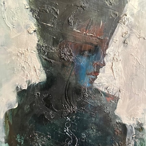 Koningin, portret, dame,