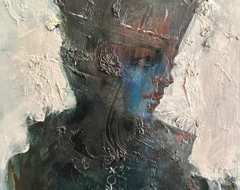 Rainha, retrato, senhora,