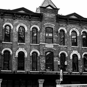 Nashville Downtown Broadway Building 1892- Digital Download- Color/B&W/Sepia