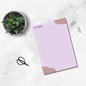 Printable Notes List