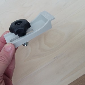 3D Printer files for Unique Low-Profile T-Track and CNC work-holding Clamps / Hold downs