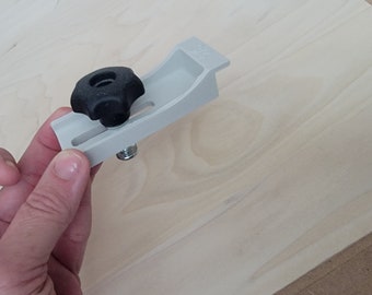 3D Printer files for Unique Low-Profile T-Track and CNC work-holding Clamps / Hold downs