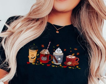Coffee Addict Shirt, Nightmare Before Coffee Shirt, Fall Halloween Shirts Women, Unisex Plus Size, Funny Coffee Shirt, Coffee Lover Gift