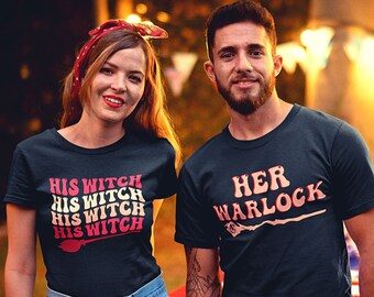 Funny Couples Halloween Shirts, Matching Halloween TShirts,Couple Halloween Shirts, Funny Halloween T-Shirt, Halloween Party,Couple Sweaters