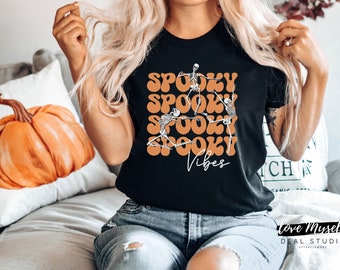 Halloween Party Dancing Skeleton Shirt, Halloween Party Shirt, Spooky Season, Happy Halloween Tshirt, Halloween Costume Shirt, Oversized Tee