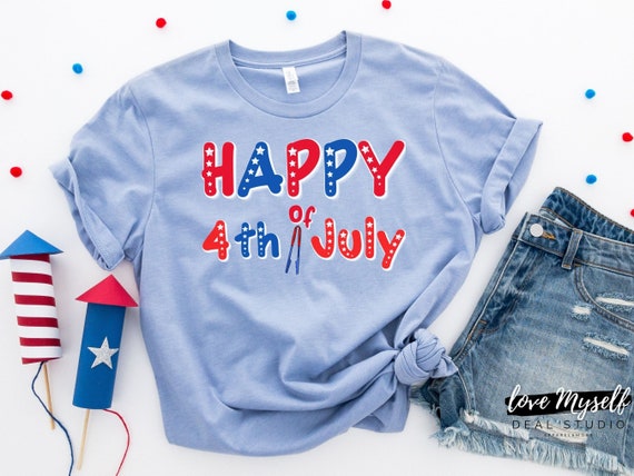 Happy 4th of July Shirt USA Comfort Colors Graphic Tee - Etsy